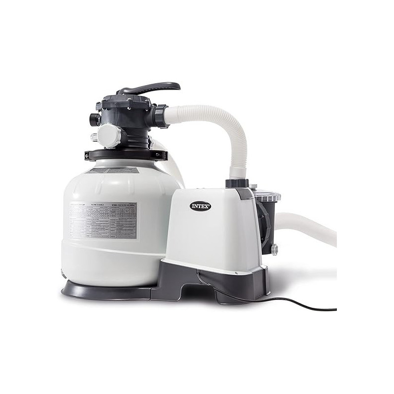 Intex High Quality Sand Filter Pump, White, 26648BS