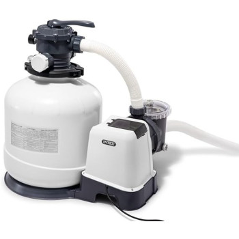 Intex 3200 Gph Sand Filter Pump, Grey, 220-240 Volt