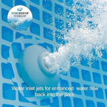 Intex 26679EG Krystal Clear 2150 GPH Pump And Saltwater Sand Filter Saltwater System, Grey