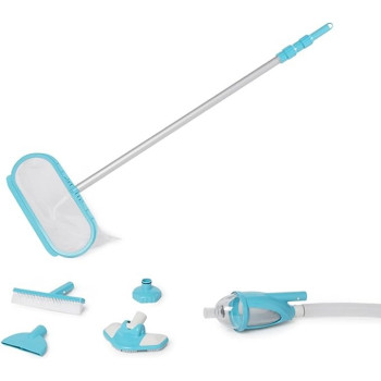 Intex 28003E Deluxe Maintenance Kit For Above Ground Pools, Sky Blue