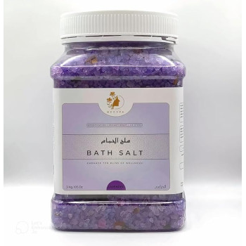 Medspa Lavender Bath Salt For Body And Foot Spa, Calming, Relaxing, Aromatherapy, Pure And Natural, Sea Salt, Infused With Rose Petals And Lavender Essential Oil, 3kg