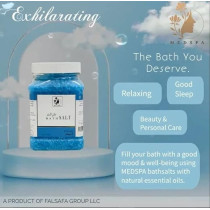 Medspa Bath Salt, Ocean Salt, Natural Bath Salts, Best For Good Sleep, Relaxing, Calming, Body Care, Beauty, Aromatherapy, 3kg