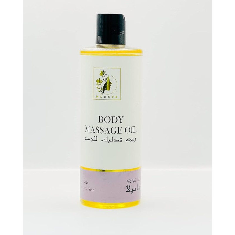 Medspa Vanilla Body Massage Oil Intensive Re Vitalising Treatment, 500ml