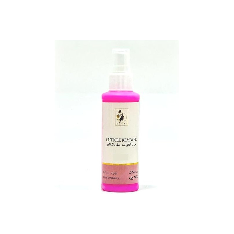 Medspa Cuticle Remover 125ml, A Professional Care Enriched With Fast Action Formula And Vitamin E Oil That Hydrates, Moisturizes And Strengthens Your Nails