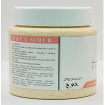 Medspa Peach Face Scrub Natural Gentle Exfoliating Treatment, 500ml