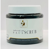 Medspa Charcoal Face Scrub Natural Gentle Exfoliating Treatment, 500ml