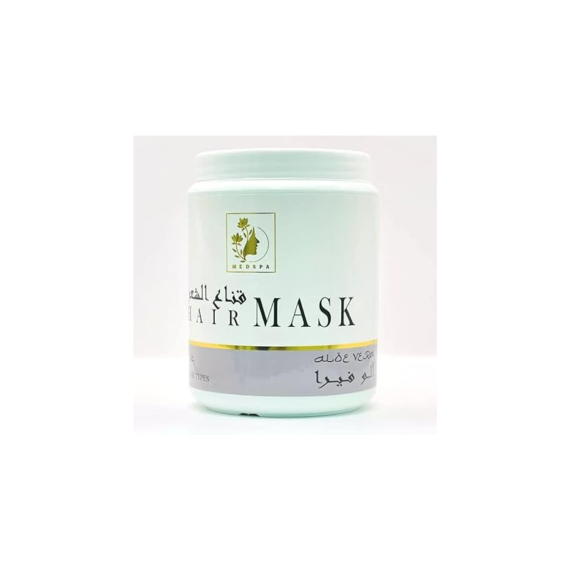 Medspa Aloevera Hair Mask, Intensive Re Vitalizing Treatment With Hyderation, Moisturization And Repair For All Hair Types, 1kg