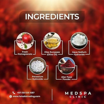 Medspa Moroccan Nila And Akker Fassi Combo Natural Purifying, Cleansing, Exfoliating For Hammam Ritual, 500ml each