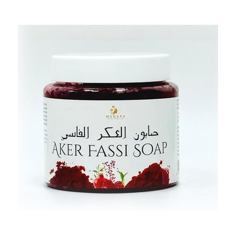 Medspa Aker Fassi Soap Purifying, Cleansing, Exfoliating For Hammam Ritual, 500ml