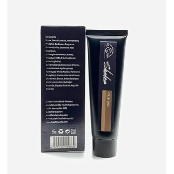 Shades Mens Natural Black 5 Min Easy Brush In Colour Mustache And Beard Perfect Match, 100g