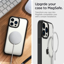 Spigen Metal Ring Plate Adapter For Mag Safe Compatibility With Ez-Fit Kit Non-Mag Safe Case, Silver