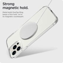 Spigen Metal Ring Plate Adapter For Mag Safe Compatibility With Ez-Fit Kit Non-Mag Safe Case, Silver