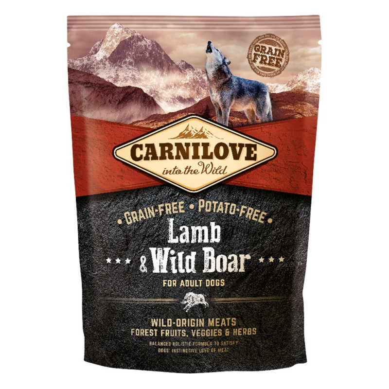 Carnilove Lamb And Wild Boar For Adult Dogs, 1.5kg