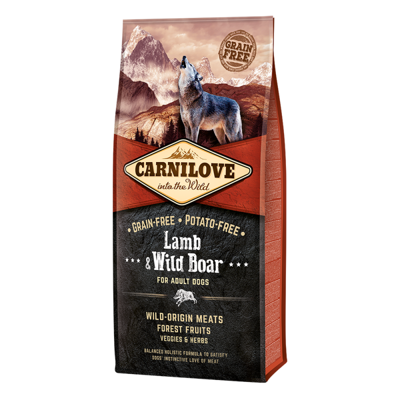 Carnilove Lamb And Wild Boar For Adult Dogs, 12kg