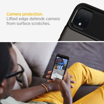 Spigen Slim Armor Designed For Google Pixel 4 Xl Case, Gunmetal