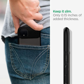 Spigen Slim Armor Designed For Google Pixel 4 Xl Case, Gunmetal