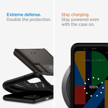 Spigen Slim Armor Designed For Google Pixel 4 Xl Case, Gunmetal