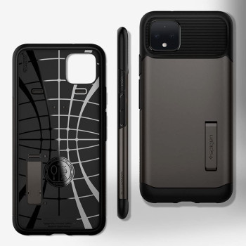 Spigen Slim Armor Designed For Google Pixel 4 Xl Case, Gunmetal
