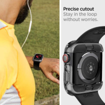 Spigen Ultra Hybrid Designed For Apple Watch Screen Protector Case Series Se2/6/Se/5/4, 40Mm, Crystal Clear