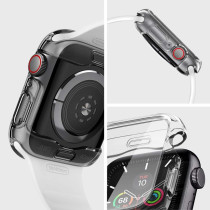Spigen Ultra Hybrid Designed For Apple Watch Screen Protector Case Series Se2/6/Se/5/4, 40Mm, Crystal Clear