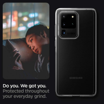 Spigen Liquid Crystal Designed For SaMSung Galaxy S20 Ultra Case/Galaxy S20 Ultra 5G Case, Crystal Clear