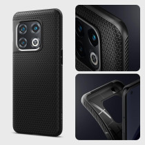 Spigen Liquid Air Armor Designed For Oneplus 10 Pro 5G Case, Matte Black