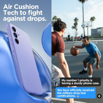 Spigen Liquid Air Designed For Galaxy A54 5G Case, Violet