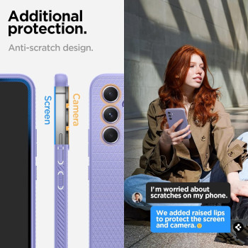 Spigen Liquid Air Designed For Galaxy A54 5G Case, Violet