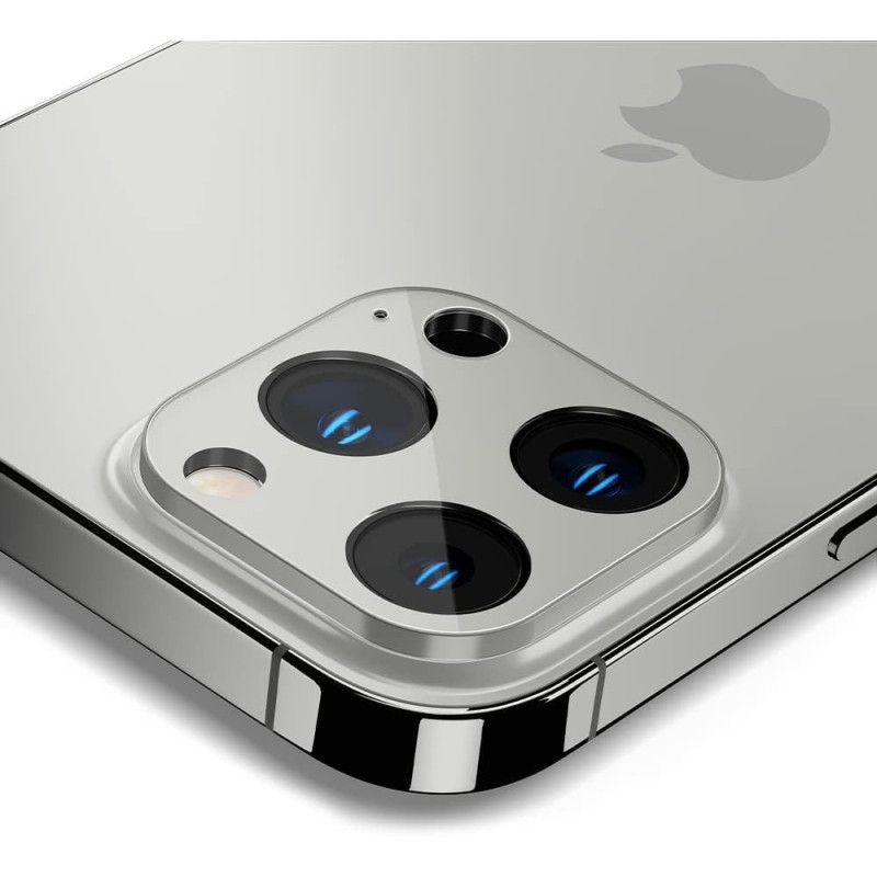 Spigen Camera Lens Screen Protector Designed For iphone 13 Pro/iphone 13 Pro Max, Silver