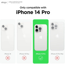 Elago Compatible With iphone 14 Pro Case, Liquid Silicone Case, Shockproof, Slim Phone Case, Anti-Scratch Soft Microfiber Lining, 6.1 Inch, Lovely Pink