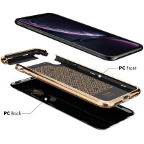 Spigen La Manon Case Cover Designed For iphone XR, Gold Black