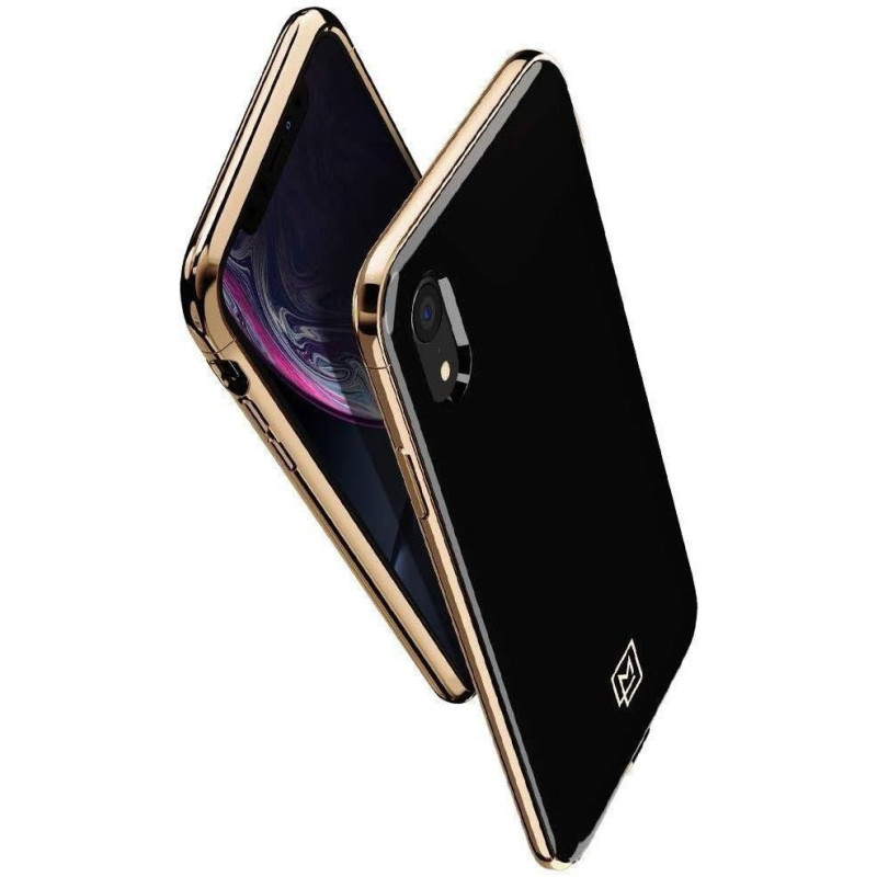 Spigen La Manon Case Cover Designed For iphone XR, Gold Black