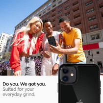Spigen Ultra Hybrid Designed For Apple iphone 11 Case, Matte Black
