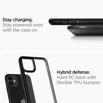 Spigen Ultra Hybrid Designed For Apple iphone 11 Case, Matte Black