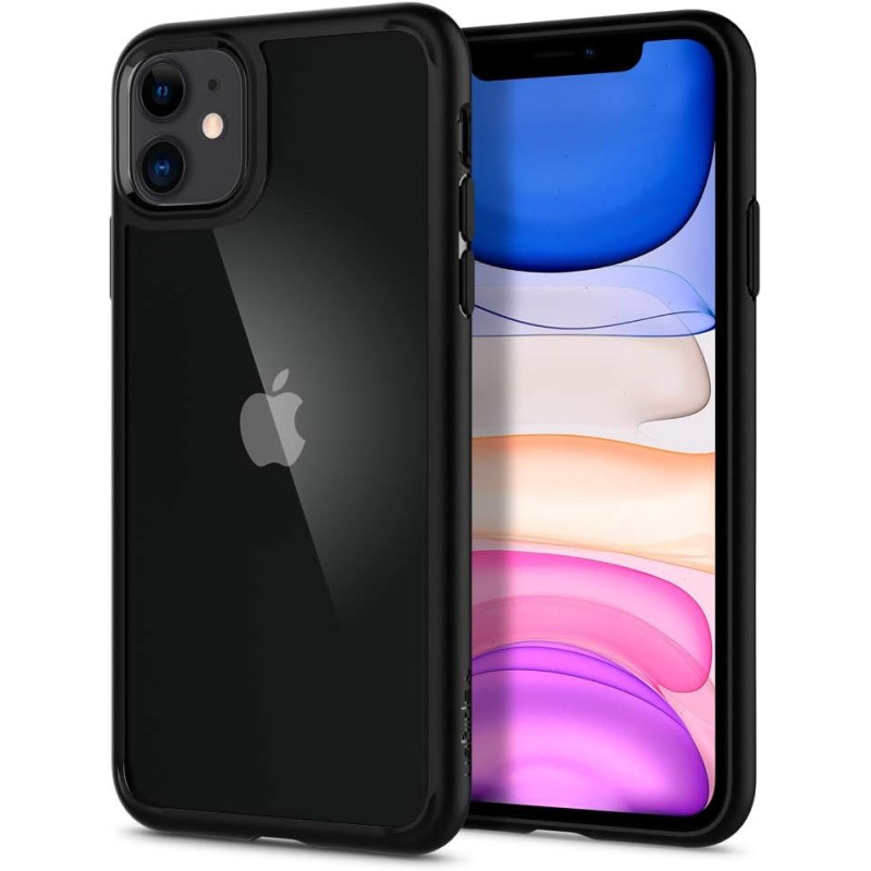 Spigen Ultra Hybrid Designed For Apple iphone 11 Case, Matte Black
