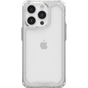 Urban Armor Gear Uag Case Compatible With iphone 15 Pro Case 6.1 Plyo Ice Rugged Anti-Yellowing Transparent Clear Military Grade Dropproof Protective Cover