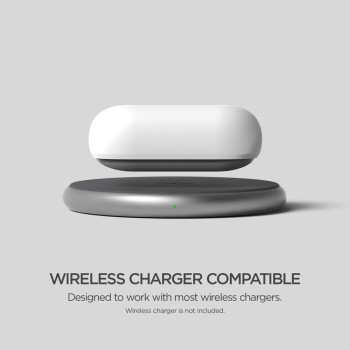 VRS Design Compatible With Apple Airpods Pro Case With Lanyard, Led-Visible Full Body Shockproof Hard Shell Protective Cover