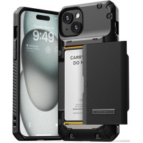 VRS Design Damda Glide Pro Phone Case Designed For iphone 15 Plus, Sturdy Semi Auto Wallet Card Holder Case Compatible With iphone 15 Plus Case