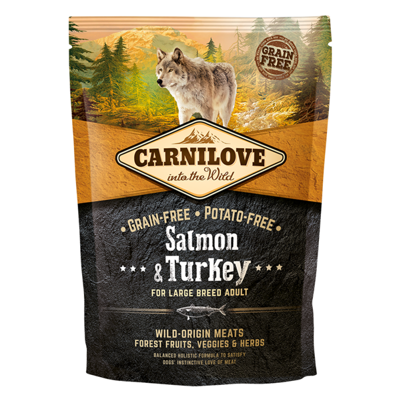 Carnilove Salmon And Turkey For Large Breed Adult Dogs, 4kg