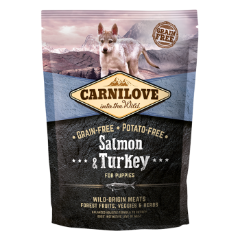 Carnilove Salmon And Turkey For Puppies, 1.5kg
