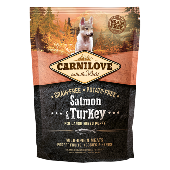 Carnilove Salmon And Turkey For Large Breed Puppies, 12kg