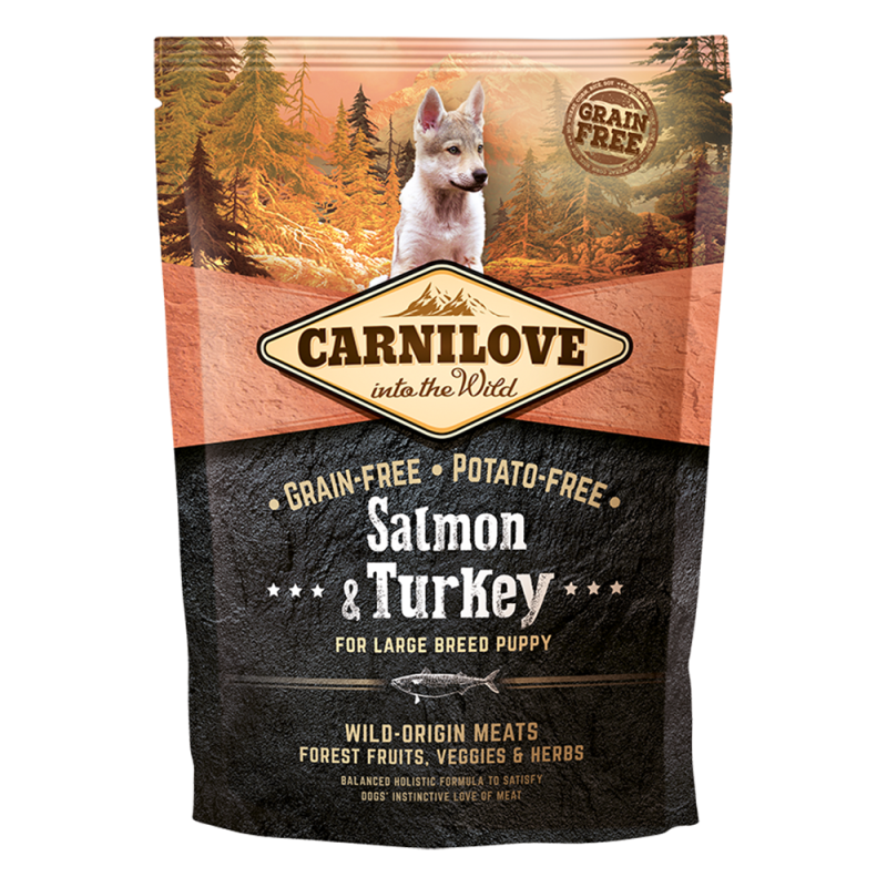 Carnilove Salmon And Turkey For Large Breed Puppies, 12kg