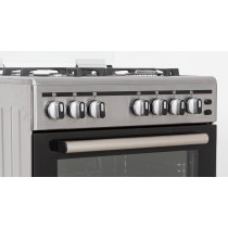 Terim 60X60 Cooker, 4 Gas Burners, Stainless Steel, Tergc66St, 1 Year Warranty