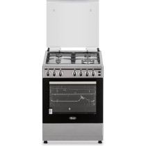 Terim 60X60 Cooker, 4 Gas Burners, Stainless Steel, Tergc66St, 1 Year Warranty