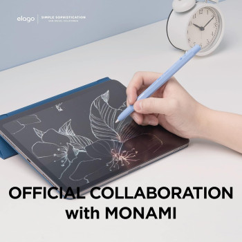 Elago Monami Pencil Case Compatible With Apple Pencil 2Nd Generation Cover Sleeve, Classic Design, Compatible With Magnetic Charging And Double Tap, Violet
