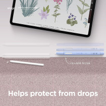 Elago Monami Pencil Case Compatible With Apple Pencil 2Nd Generation Cover Sleeve, Classic Design, Compatible With Magnetic Charging And Double Tap, Violet