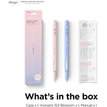 Elago Monami Pencil Case Compatible With Apple Pencil 2Nd Generation Cover Sleeve, Classic Design, Compatible With Magnetic Charging And Double Tap, Violet