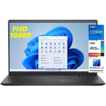 Dell 2023 Inspiron 15 3000 Business Laptop, 15.6 Inch FHD Display, 12Th Gen Intel Core i7-1255U, Windows 11 Home, 32GB DDR4 RAM, 1TB Pcie SSD, Wifi 6, Carbon Black