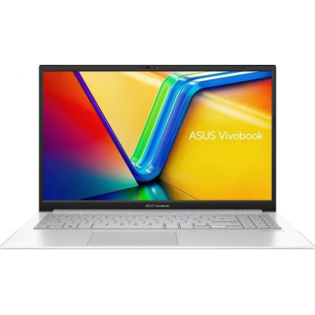 Asus Vivobook Go 15 E1504GA-NJ060W, Slim Laptop, I3-N305 8GB, 512GB NVME 3.0 SSD, Intel Uma, Win11 Home, 15.6 Inch, HD Webcam, Chiclet-Eng-Arb-Kb, Silver