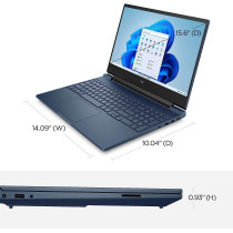 Hp Victus 15-Fa1093Dx Gaming Laptop - 15.6 Inch FHD 144Hz, Intel Core I5-13420H, 8GB RAM, 512GB SSD, 6GB Nvidia GeForce RTX 3050, Windows 11 Home, Blue